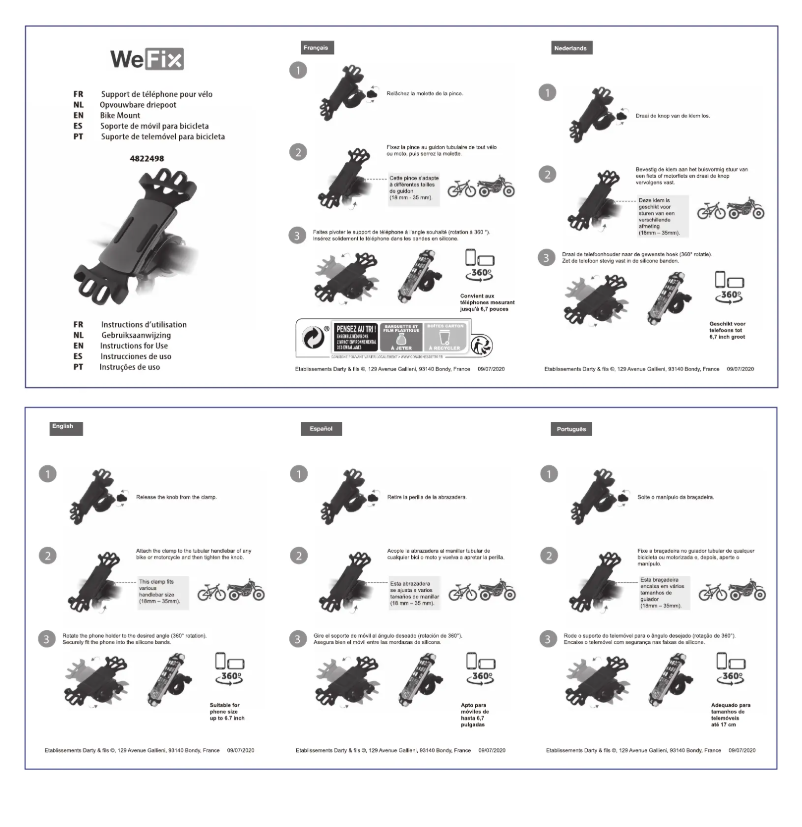 Page n°1 - Manuel utilisateur WeFix 4822498
