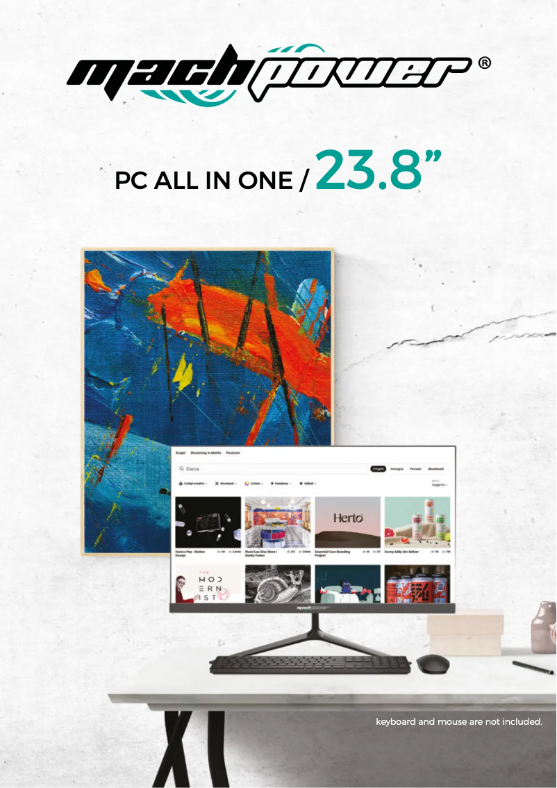 Página 1 del manual Ficha técnica Mach Power EB-AIO24I58512