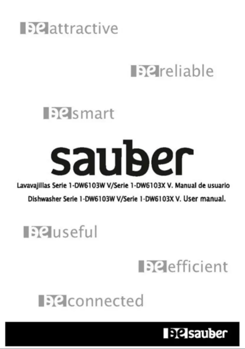 Page 1 de la notice Manuel utilisateur Sauber SERIE 1-DW6103X V