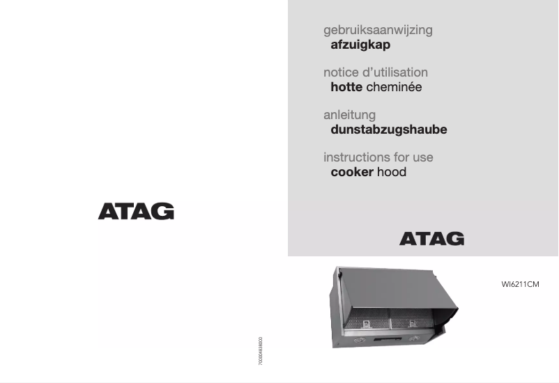 Page n°1 - Manuel utilisateur Atag WI6211CM