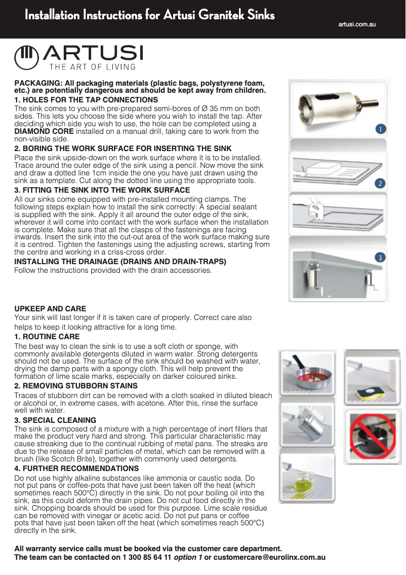 First page image of the manual for AGS611B