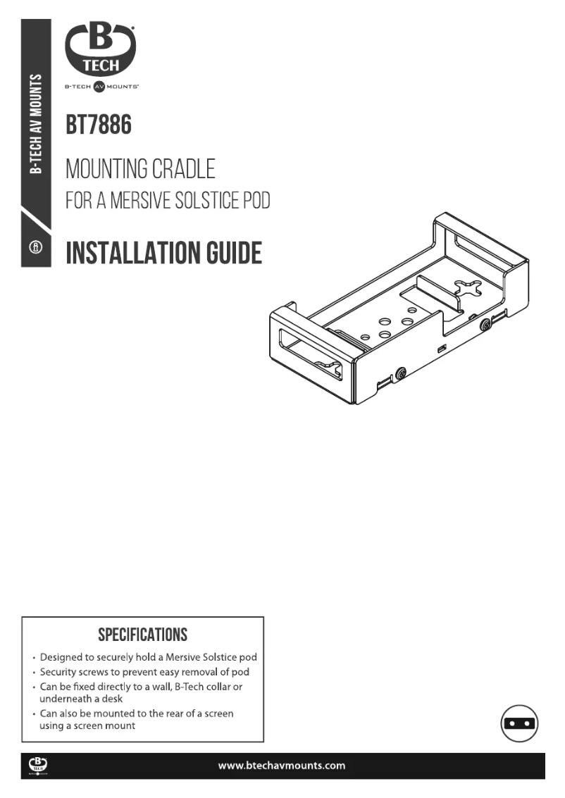 Página 1 del manual Manual de usuario B-Tech BT7886