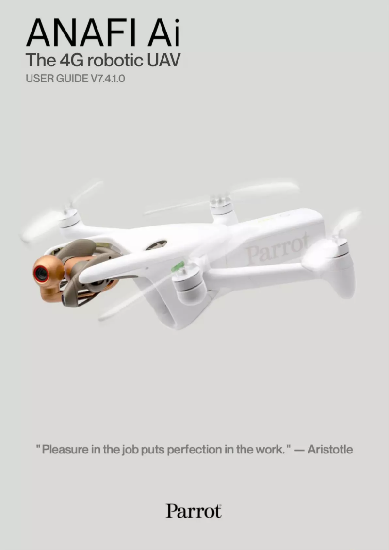 Image de la première page du manuel de l'appareil ANAFI Ai