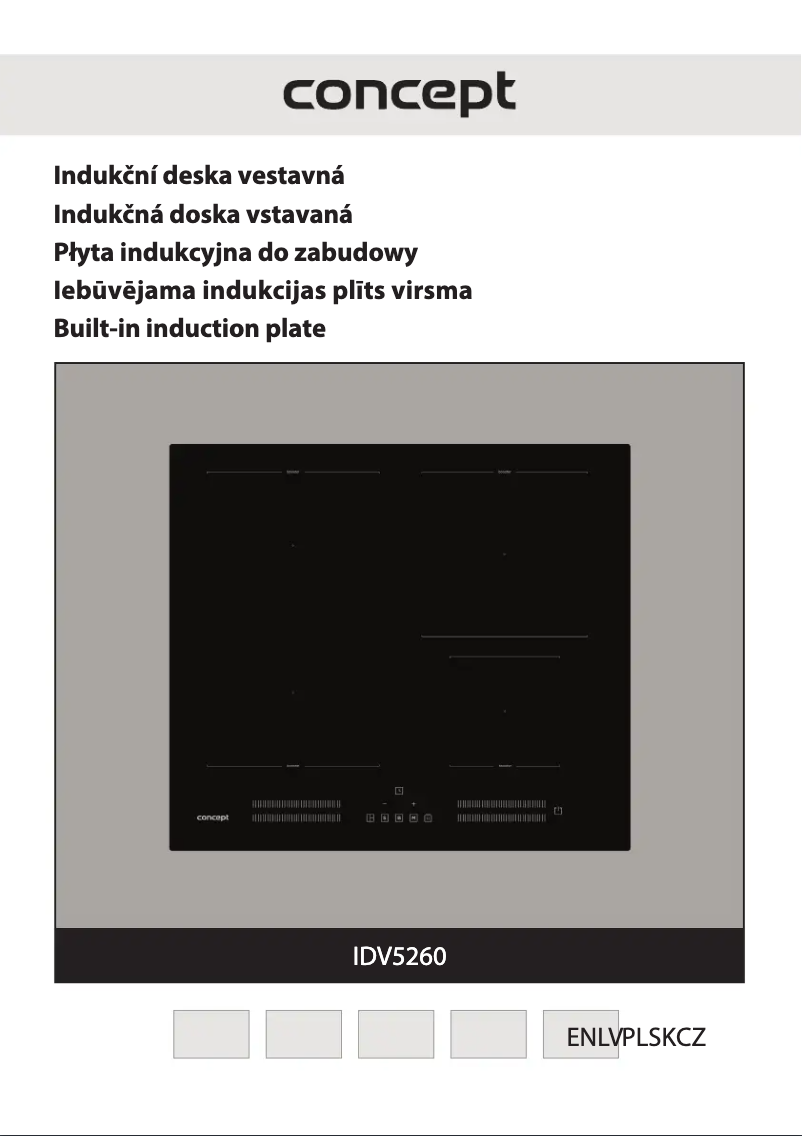Page 1 de la notice Manuel utilisateur Concept IDV5260