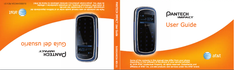 Image de la première page du manuel de l'appareil Impact