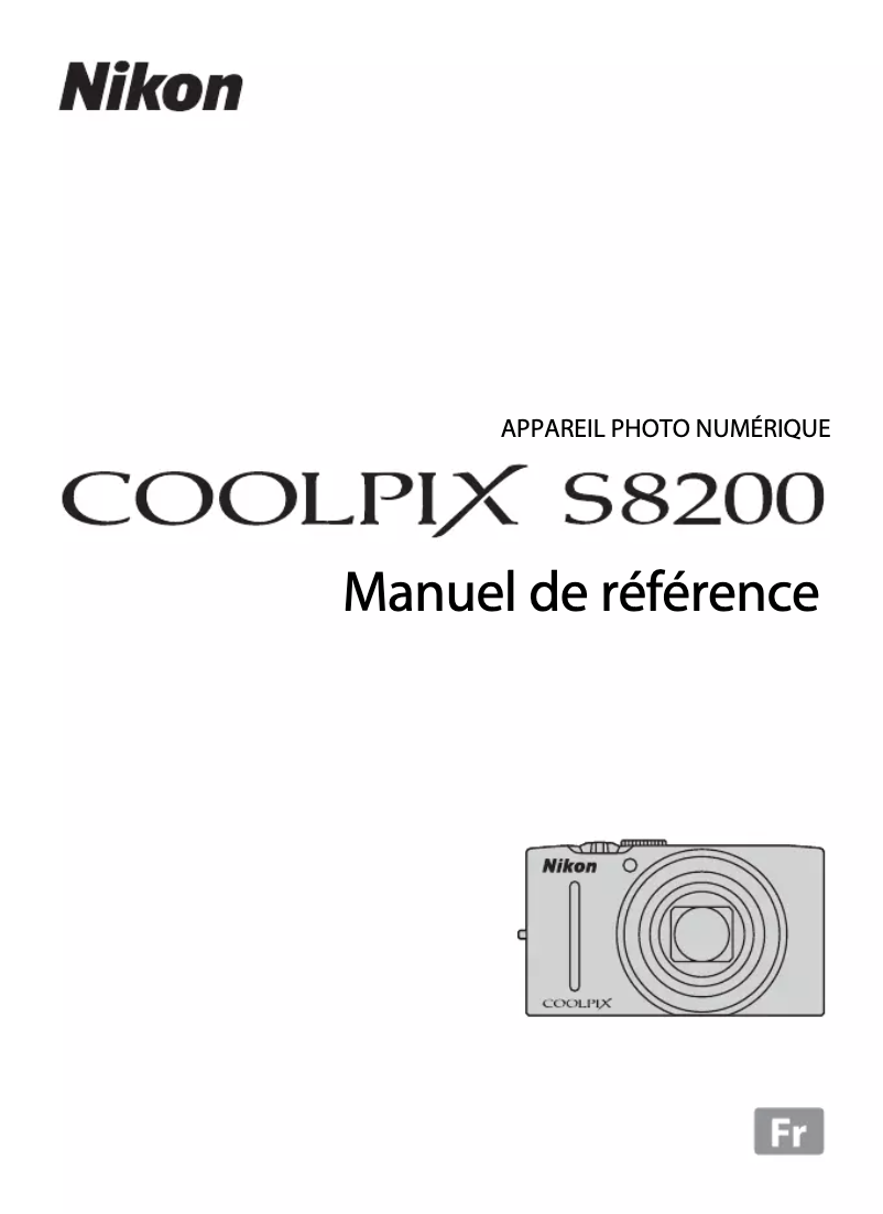 Image de la première page du manuel de l'appareil Coolpix S8200