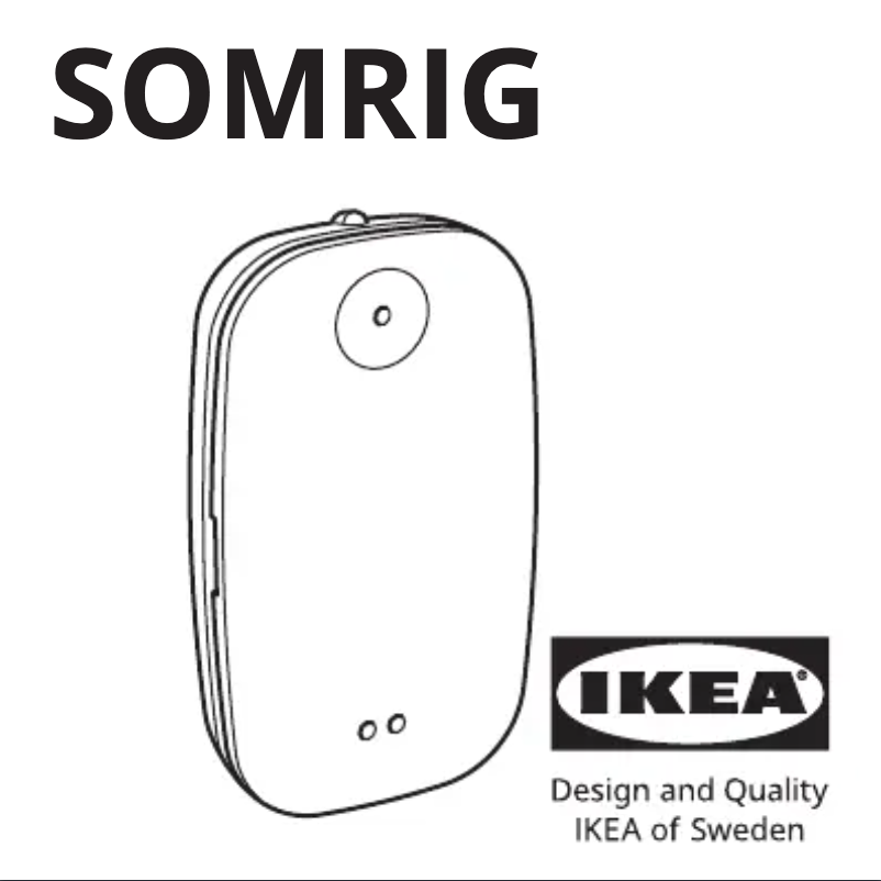 Page 1 de la notice Manuel utilisateur Ikea SOMRIG 905.603.46