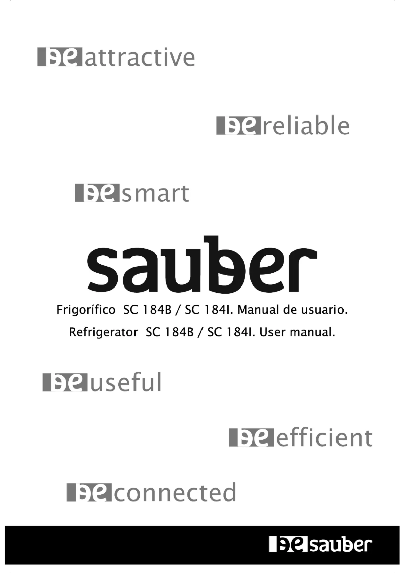Page 1 de la notice Manuel utilisateur Sauber SC184B