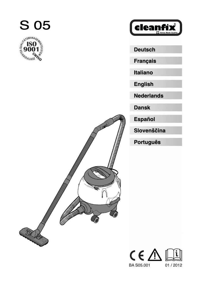 Image de la première page du manuel de l'appareil S-05