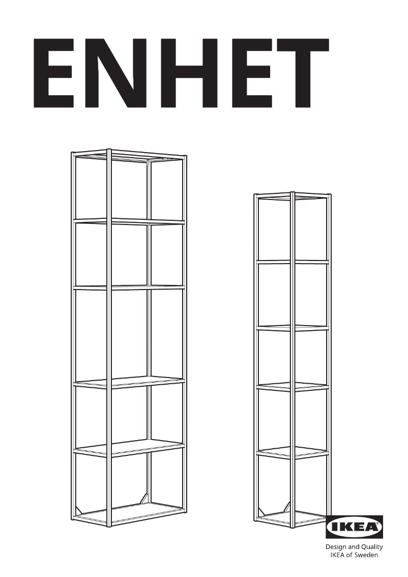 Página 1 del manual Manual de usuario Ikea ENHET 005.158.91