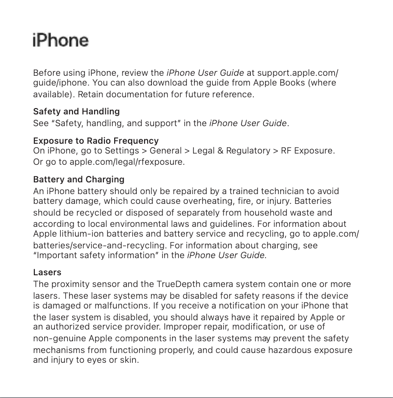 Page 1 de la notice Fiche technique Apple iPhone 14 Plus