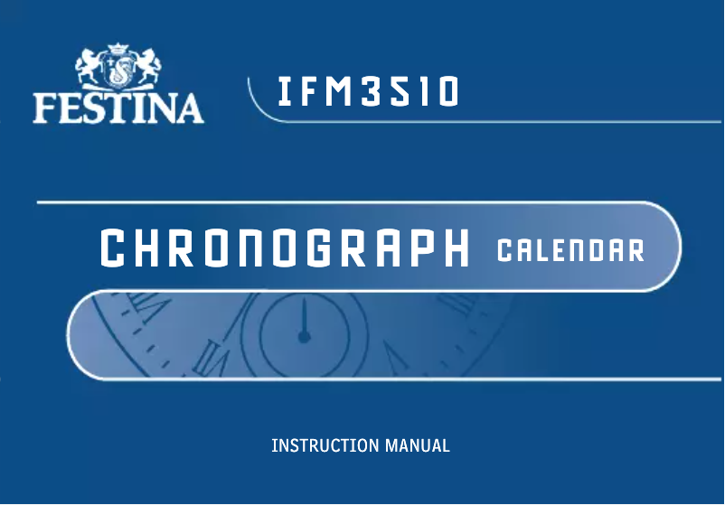 Page 1 de la notice Manuel utilisateur Festina F6603