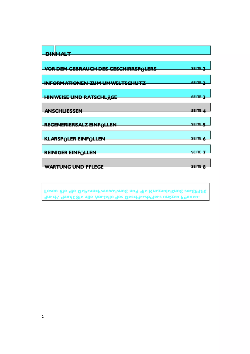 Image de la première page du manuel de l'appareil ADL 938 WH