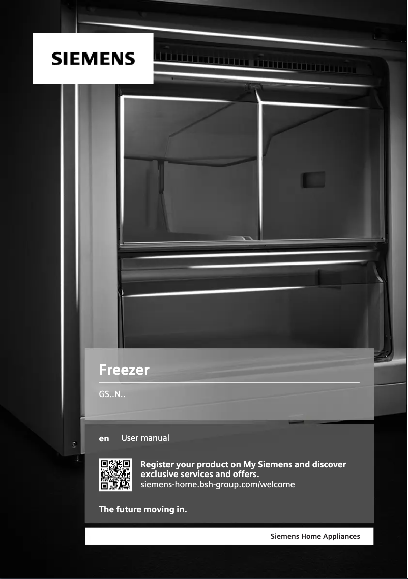 Page n°1 - Manuel utilisateur Siemens GS36NAXFV