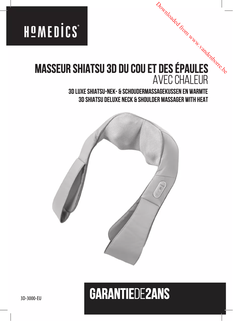 Image de la première page du manuel de l'appareil 3D-3000-EU
