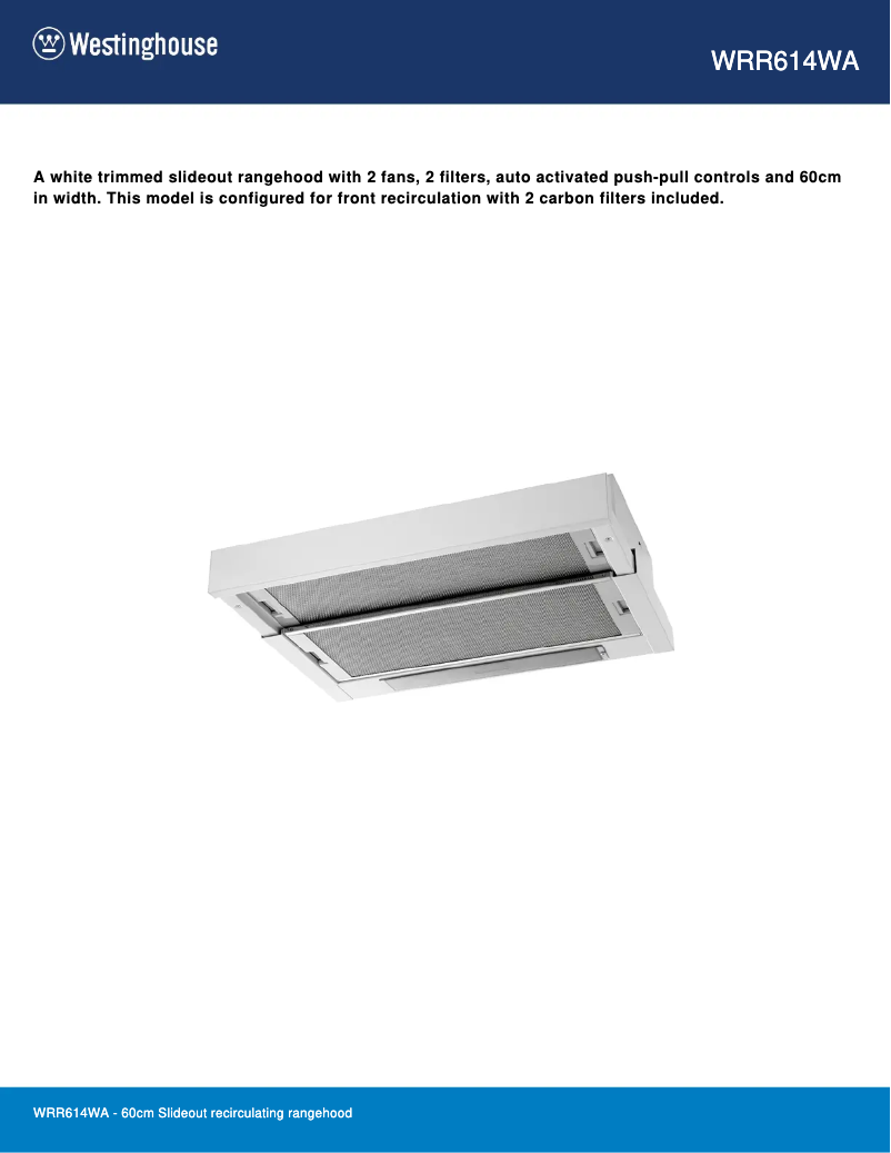 Image de la première page du manuel de l'appareil WRR614WA