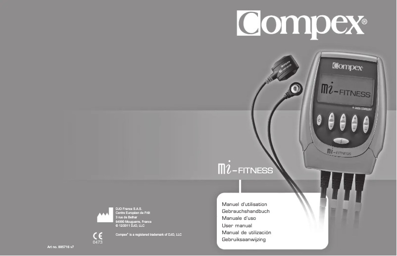 Page n°1 - Manuel utilisateur Compex Mi-Fitness