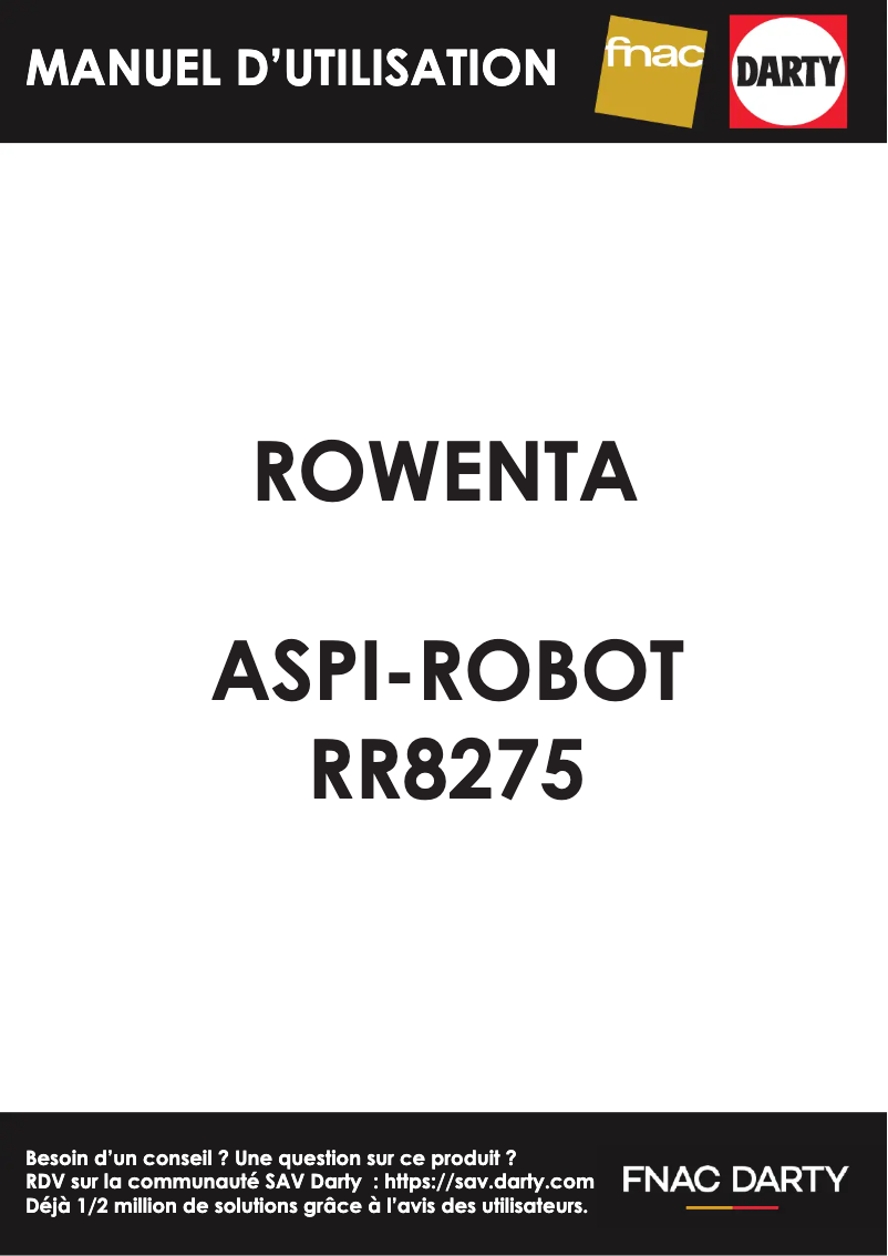 Página 1 del manual Manual de usuario Rowenta X-Plorer Serie 45 RR8275WH