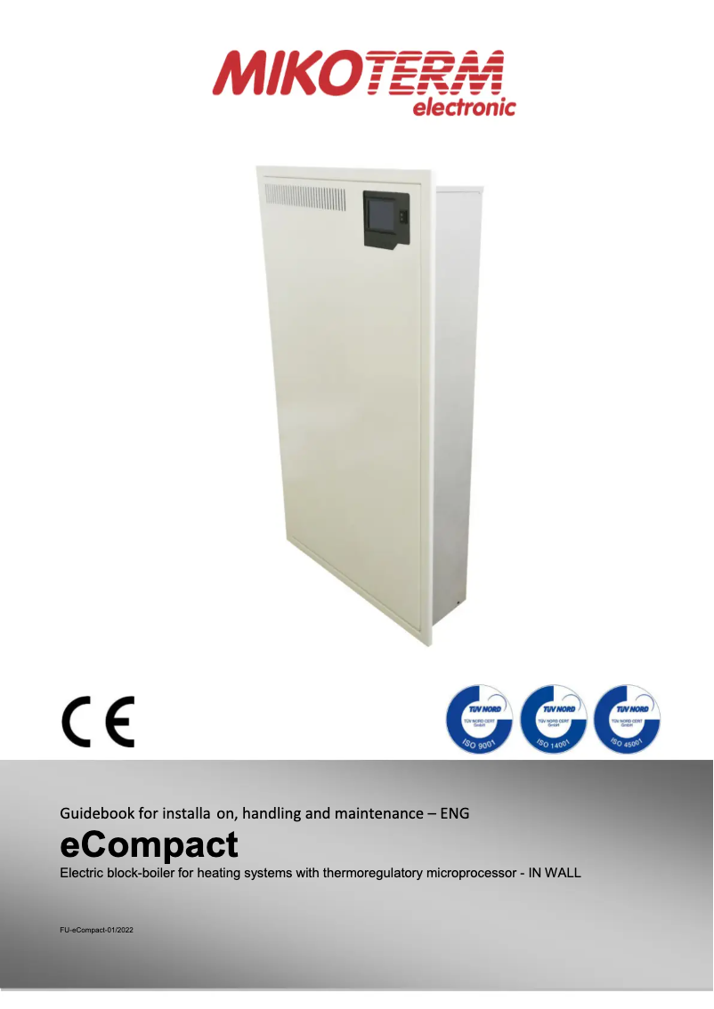 Página 1 del manual Manual de usuario Mikoterm eCompact Plus