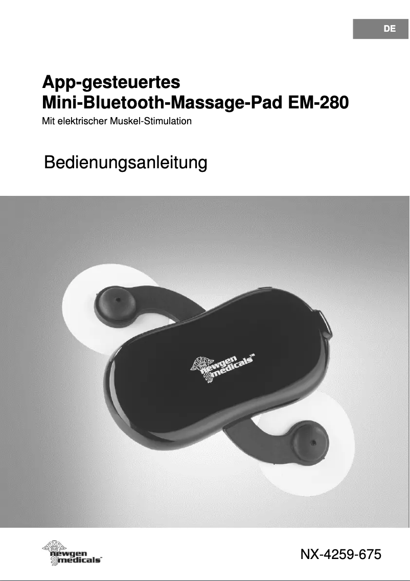 Page n°1 - Manuel utilisateur Newgen Medicals EM-280