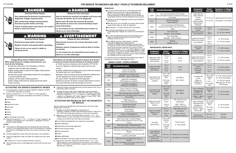 Page n°1 - Schéma de câblage JennAir JDSP548HL