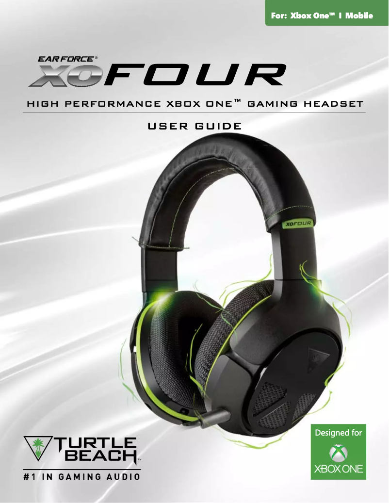 Page n°1 - Manuel utilisateur Turtle Beach Ear Force XO Four