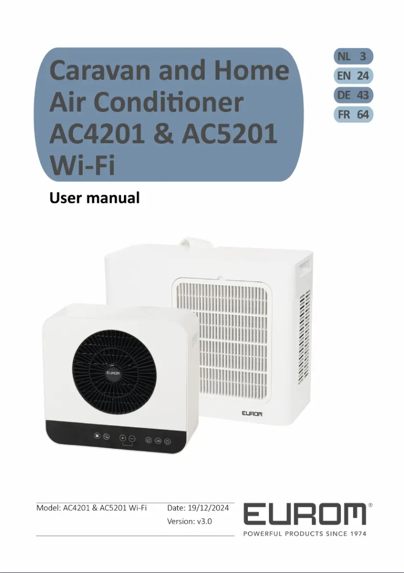 Image de la première page du manuel de l'appareil AC3501 Wifi