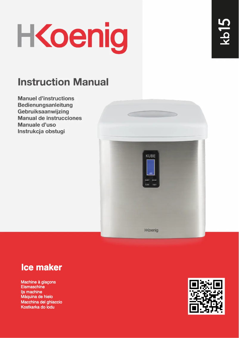Page 1 de la notice Manuel utilisateur H.Koenig KB15