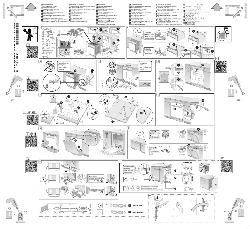 Page n°1 - Instructions / montage Neff S145HTS15E