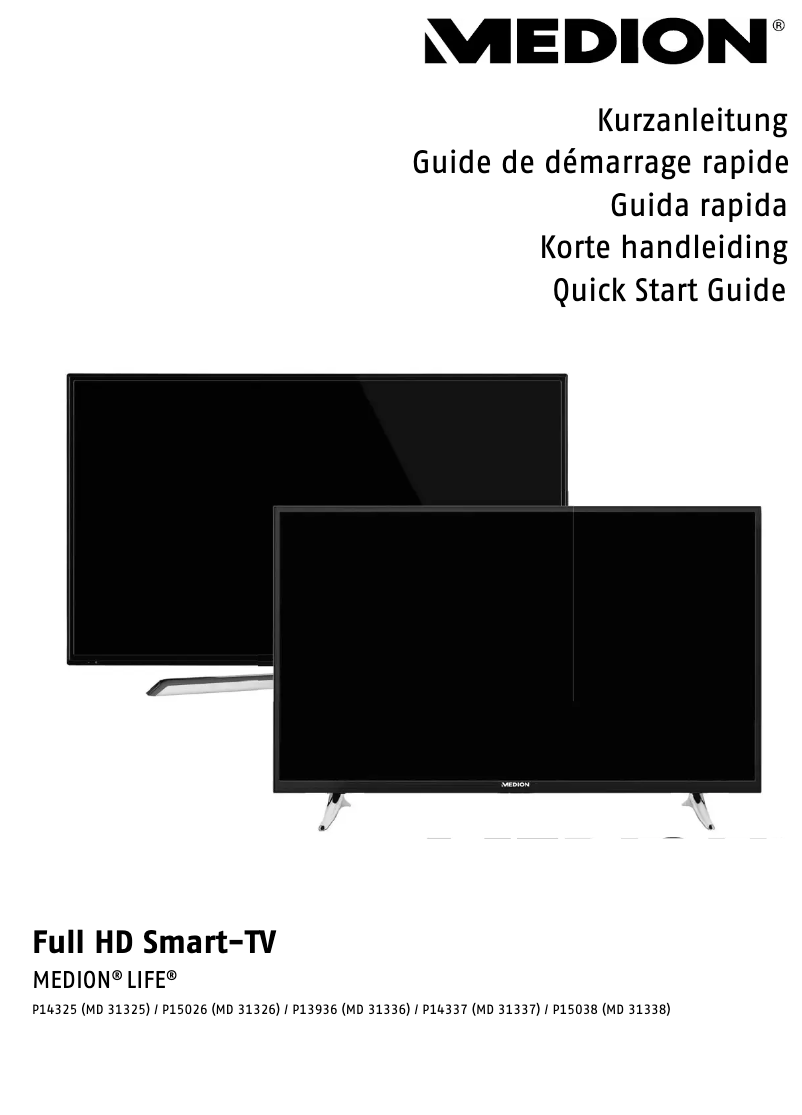 Page 1 de la notice Manuel utilisateur Medion LIFE P15038 (MD 31338)
