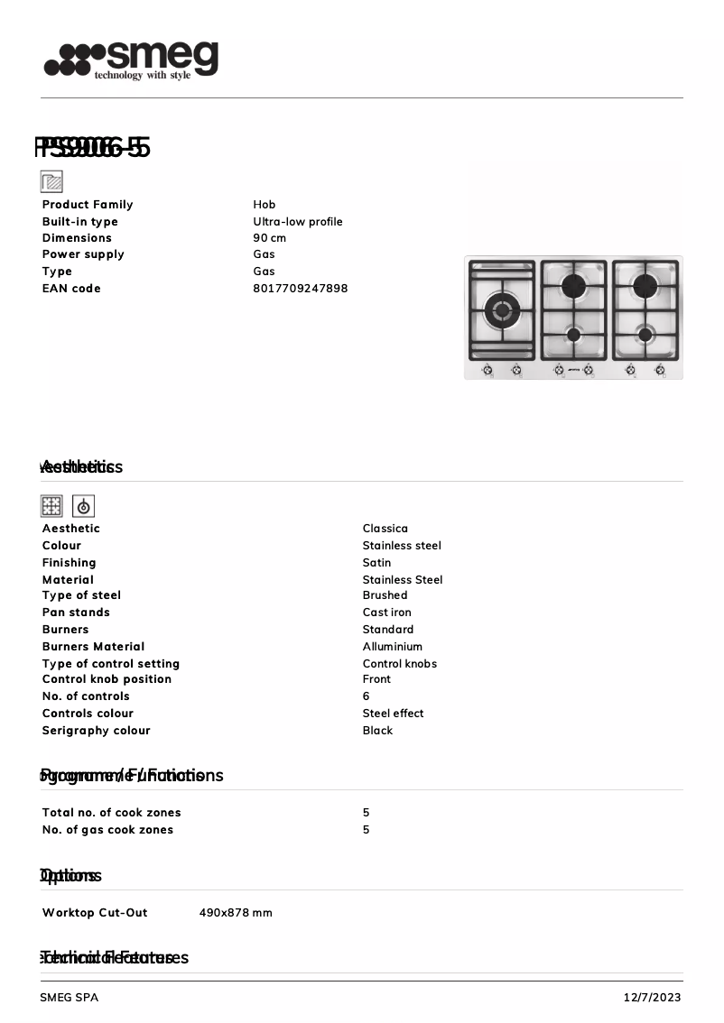 Image de la première page du manuel de l'appareil PS906-5