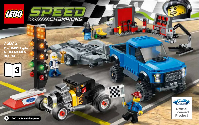 Page 1 de la notice Manuel utilisateur Lego Speed Champions 75875