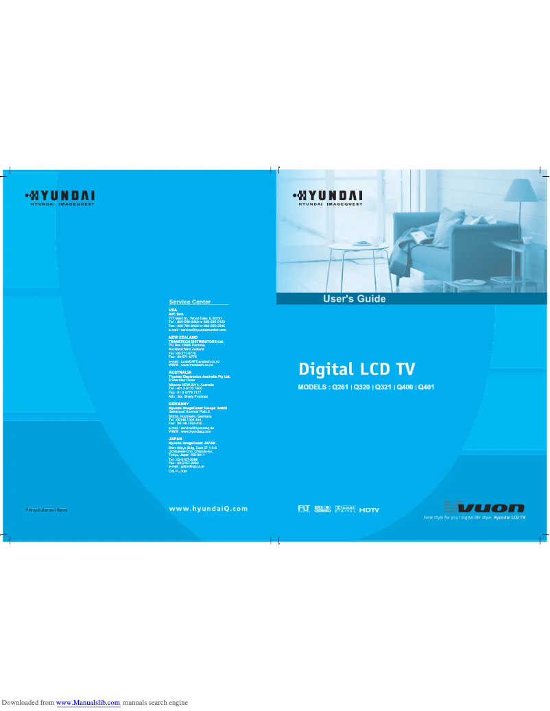 Page 1 de la notice Manuel utilisateur Hyundai Q321