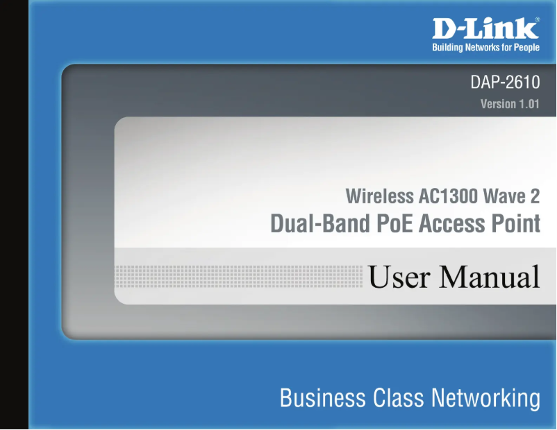 Page 1 de la notice Manuel utilisateur D-Link DAP-2610