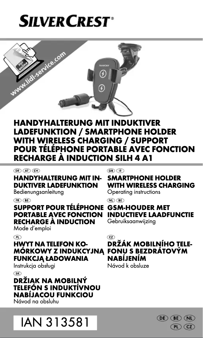 Page 1 de la notice Manuel utilisateur SilverCrest SILH 4 A1