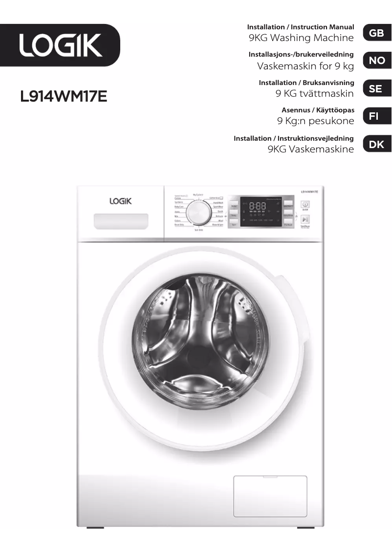 Page 1 de la notice Manuel utilisateur Logik L914WM17E