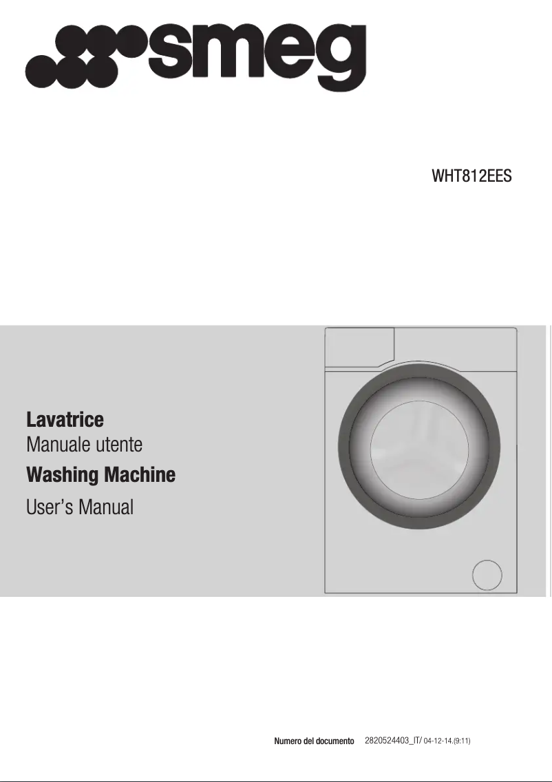 Page n°1 - Manuel utilisateur Smeg WHT812EES