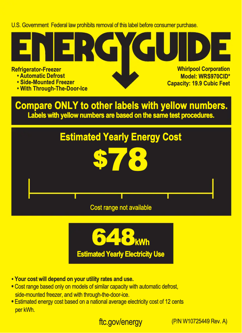 Image de la première page du manuel de l'appareil WRS970CIDM