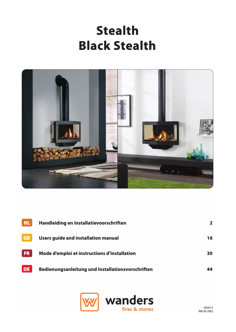 Página 1 del manual Manual de usuario Wanders Black Stealth