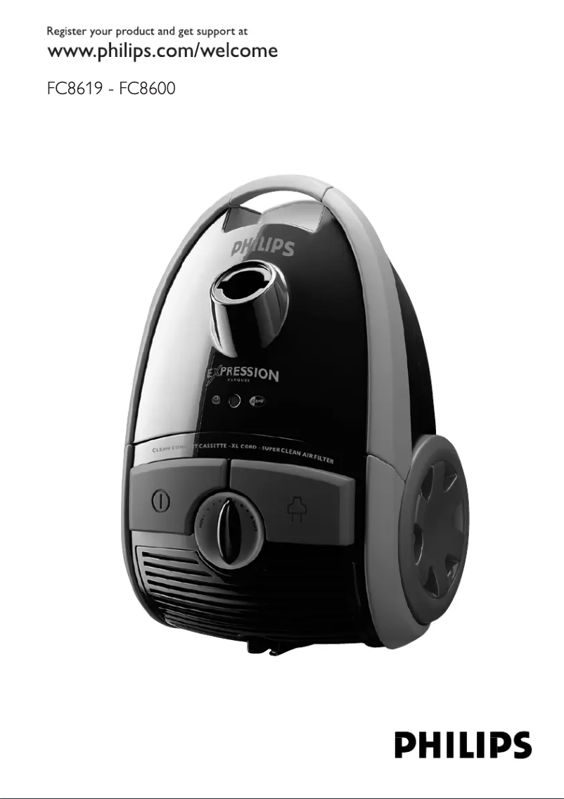 Imagen de la primera página del manual del dispositivo Expression FC8619