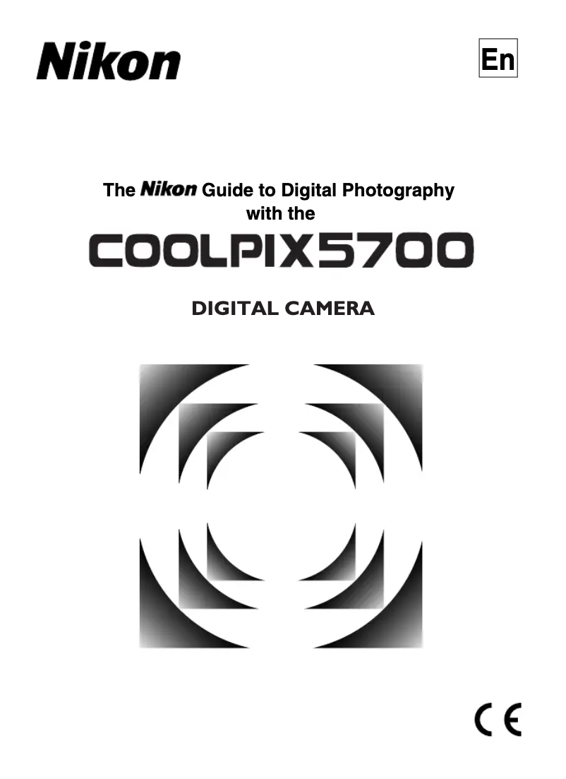 Page n°1 - Manuel utilisateur Nikon Coolpix 5700