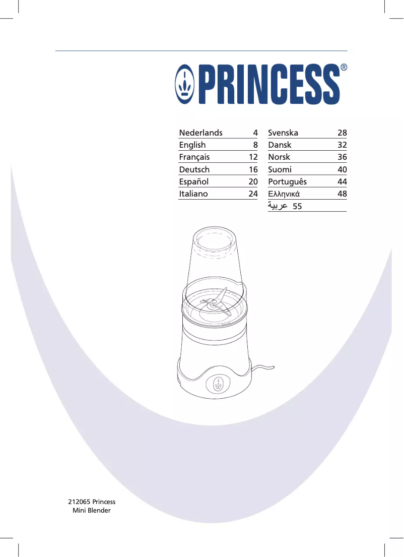 Page n°1 - Manuel utilisateur Princess Mini 212065