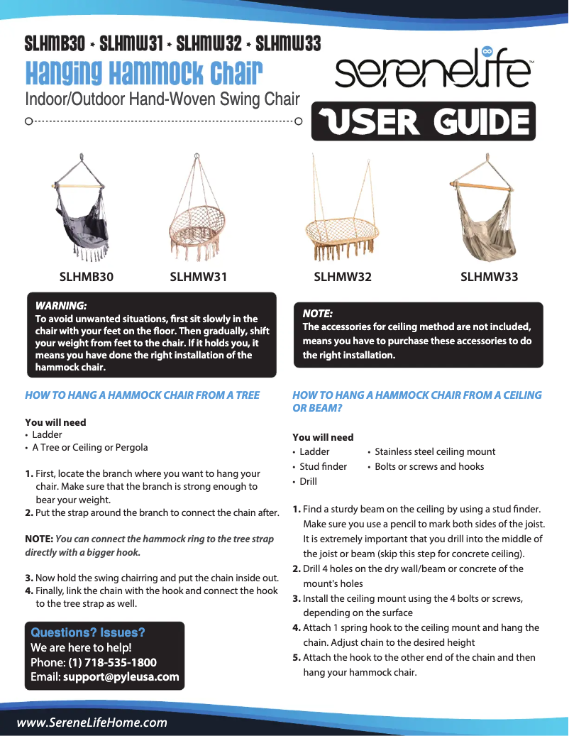 Imagen de la primera página del manual del dispositivo SLHMB30.5