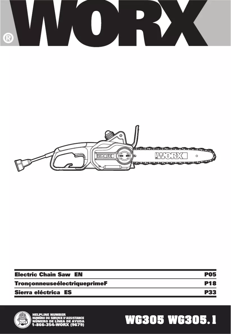 Image de la première page du manuel de l'appareil WG305