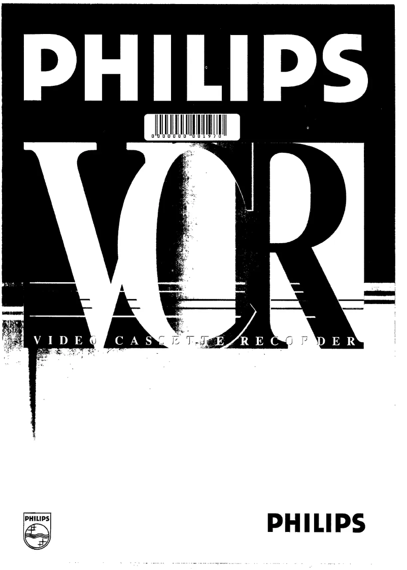 Page n°1 - Manuel utilisateur Philips VR838
