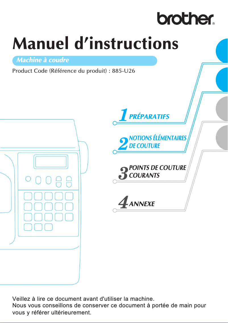 Página 1 del manual Manual de usuario Brother Innov-is 100