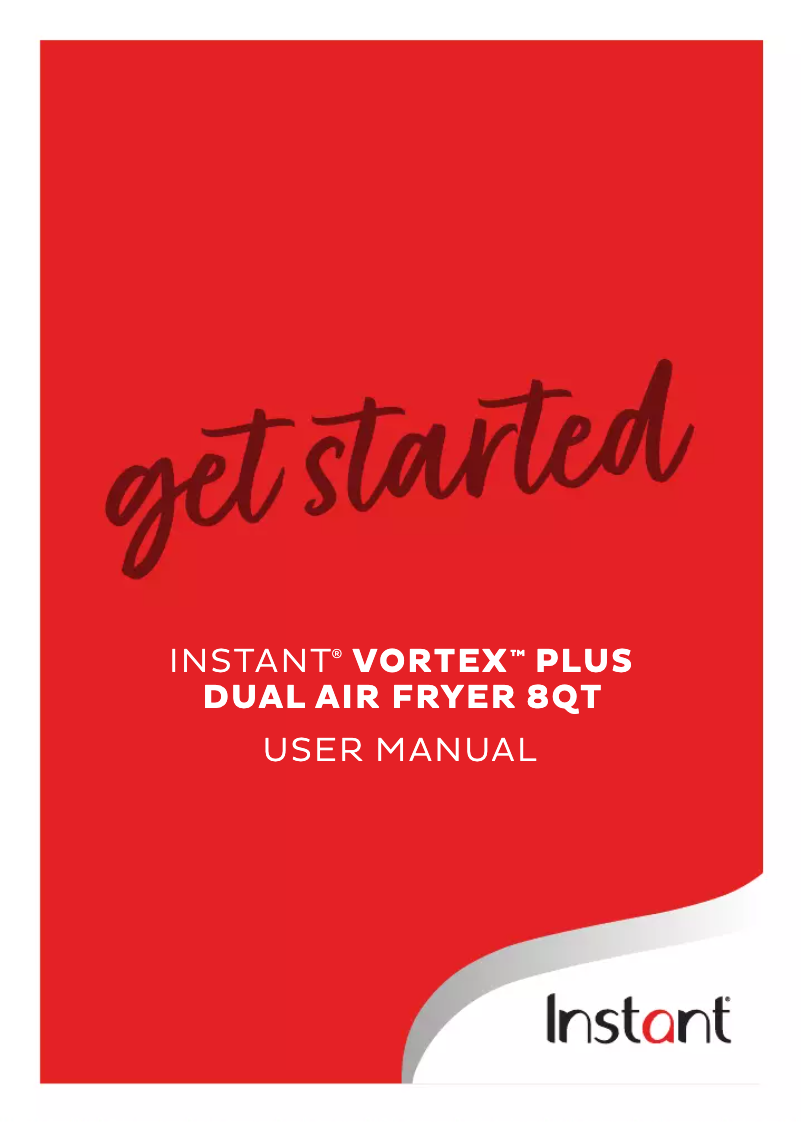 Página 1 del manual Manual de usuario Instant Vortex Plus Dual