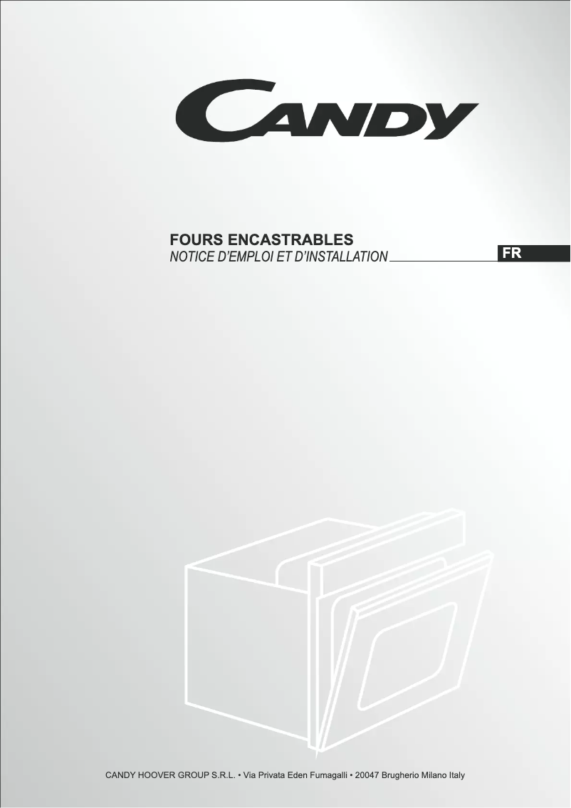 Page n°1 - Manuel utilisateur Candy FST 249 X