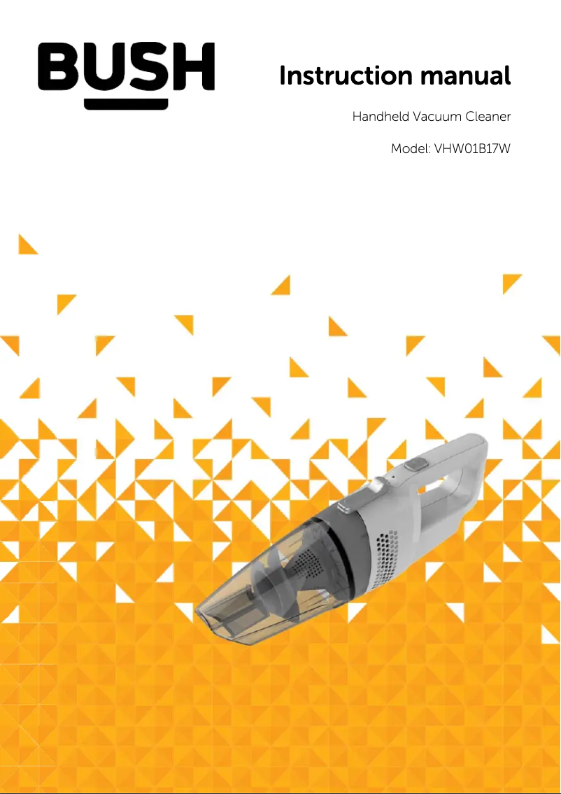 Page n°1 - Manuel utilisateur Bush VHW01B17W
