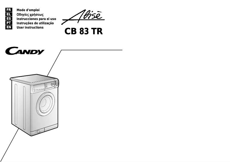 Image de la première page du manuel de l'appareil Alise CB 83 TR